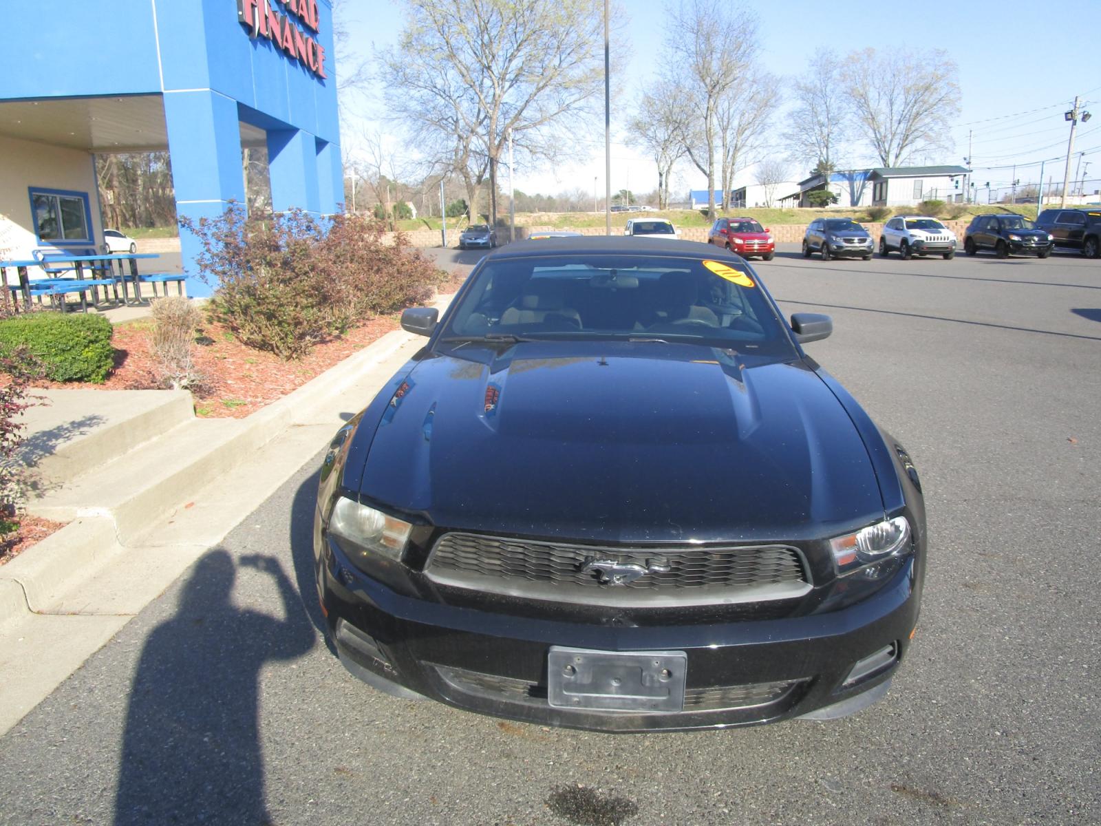 2010 BLACK Ford Mustang (1ZVBP8EN3A5) , located at 1814 Albert Pike Road, Hot Springs, AR, 71913, (501) 623-1717, 34.494228, -93.094070 - Photo #1